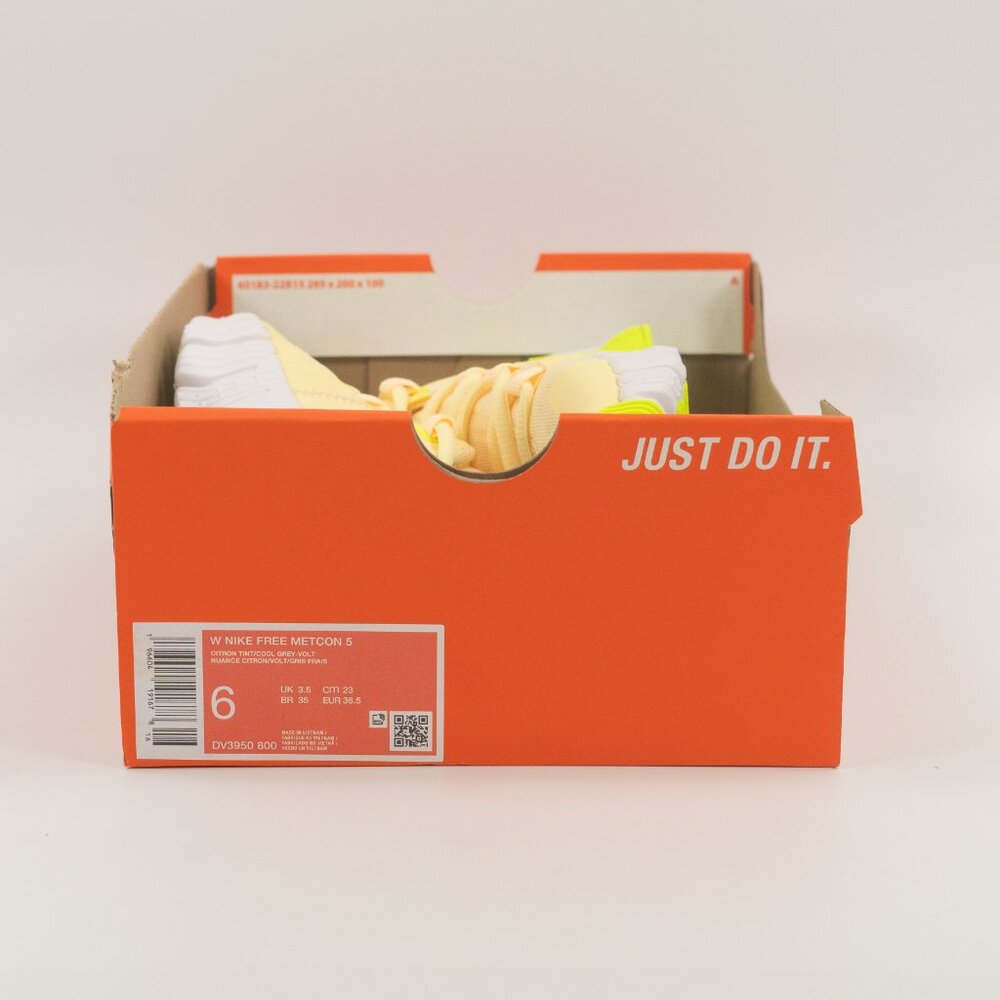 Nike Women's Free Metcon 5 'Citron Tint Volt' DV3950-800 Gym Training Multi Size - Picture 16 of 16